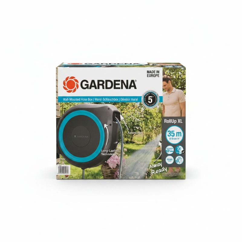 Dévidoir mural automatique RollUp XL 35m Gardena