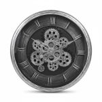 Horloge Murale 40cm Engrenages Style Industriel