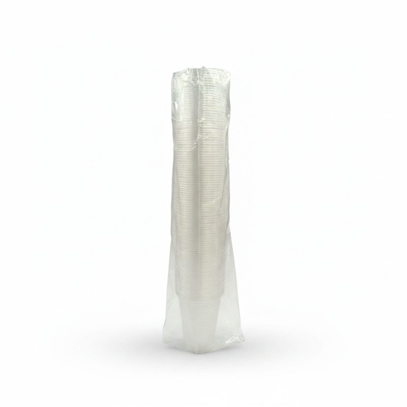 9518841 Lot de 100 Gobelets Plastique Transparent 180cc Igor
