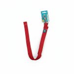 Laisse en nylon rouge L 120x2,5 cm Lisy