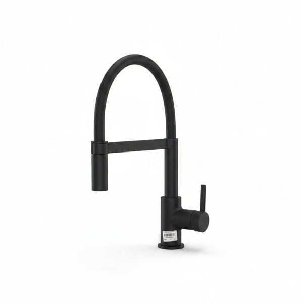 Mitigeur de cuisine Lina Semi Pro Noir Mat Franke