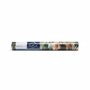 Papier Peint Quattrada Feuilles Tropicales Marron et Vert