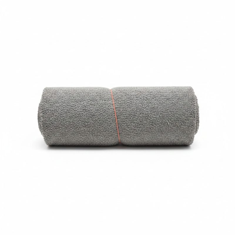 Paillasson Vinyle Bouclé Gris pour Entrée et Extérieur
