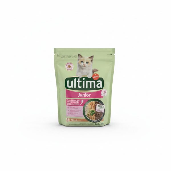 Croquettes pour chaton Junior au poulet 440g Ultima