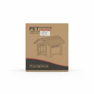 Niche pour chien en PVC avec porte 75x59x66 cm