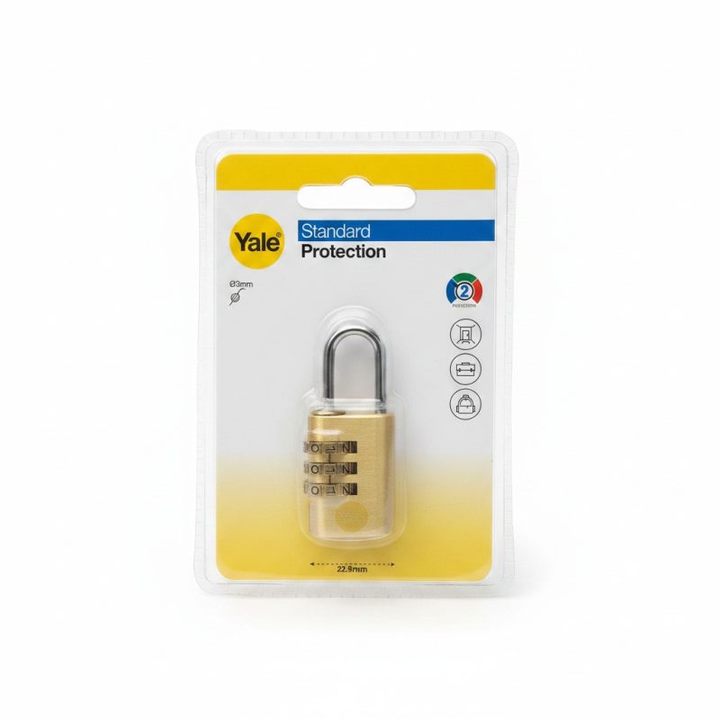 Cadenas à combinaison 22mm Laiton Y150 Yale