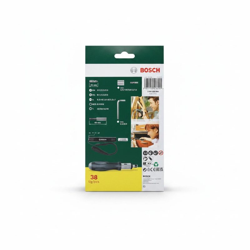 Coffret de Vissage 38 Pièces avec Tournevis Bosch