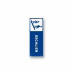 Plaque de signalisation Escalier avec pictogramme