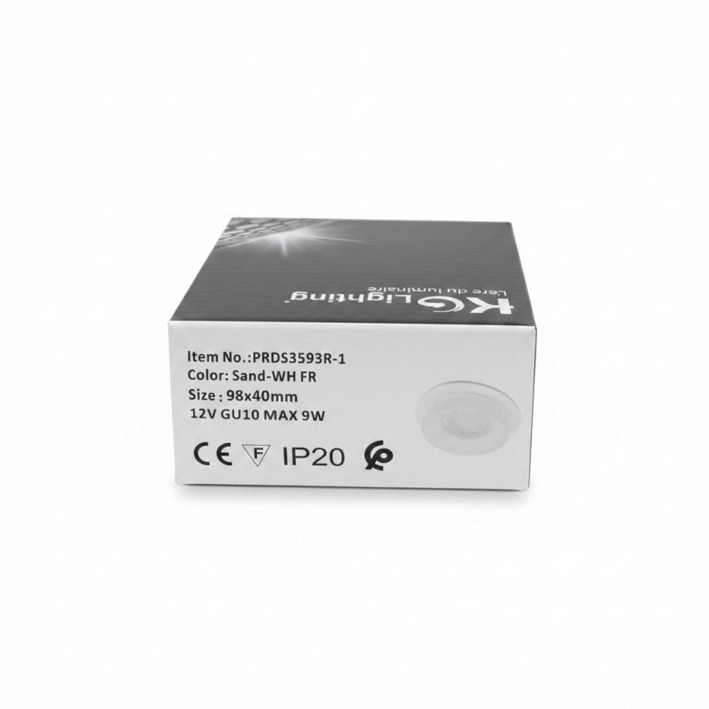 Spot Rond Apparent 12V GU10 BlancSable KG Lighting