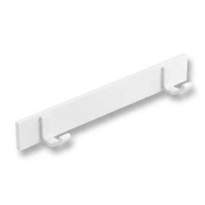 Porte-Manteau 2 Supports Aluminium Blanc