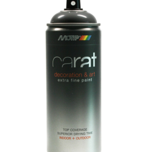 Peinture aérosol Carat grise Pierre brillante 400ml MOTIP