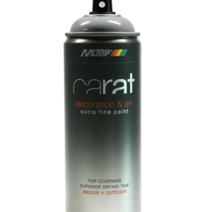 Peinture aérosol carat gris argent brillante 400mL MOTIP