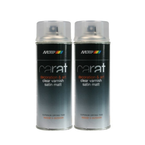 Vernis en spray carat décoration et art transparent satiné 400 ml  MOTIP