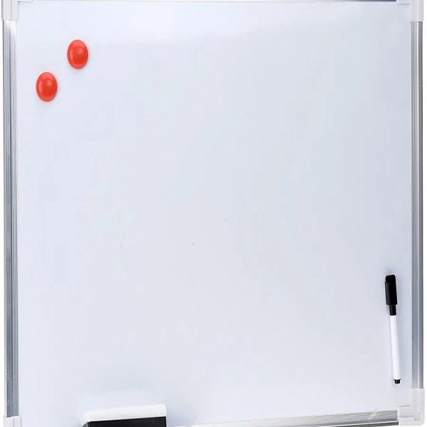 Tableau avec accessoires blanc