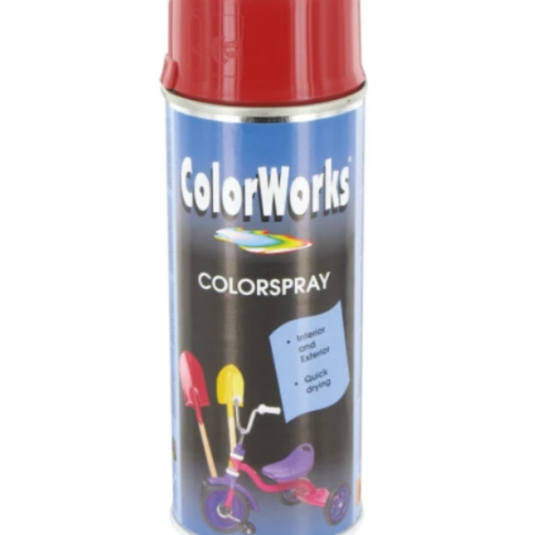 Peinture aérosol finition brillante rouge 400ml MOTIP