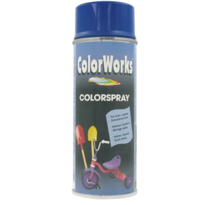 Peinture aérosol bleu finition brillante 400 ml MOTIP