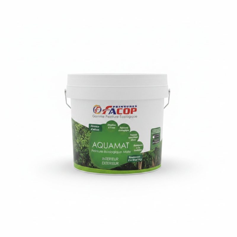 9628281 Peinture écologique mate Aquamat Intérieur/Extérieur FACOP