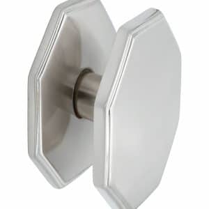 Poignée Fixe De Porte Extérieure 70 Mm Nickelé Mat