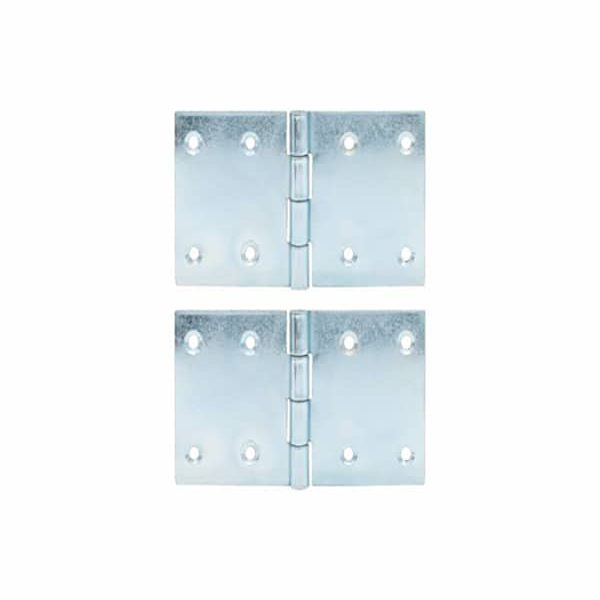 Paumelle Meuble 65X65Mm Acier Zingué 2 Pièces