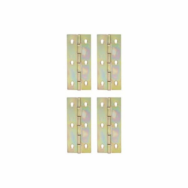 Paumelle Meuble 65 Mm Acier Zingué 4 Pièces