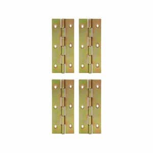 Paumelle Meuble 75 Mm Acier Zingué 4 Pièces
