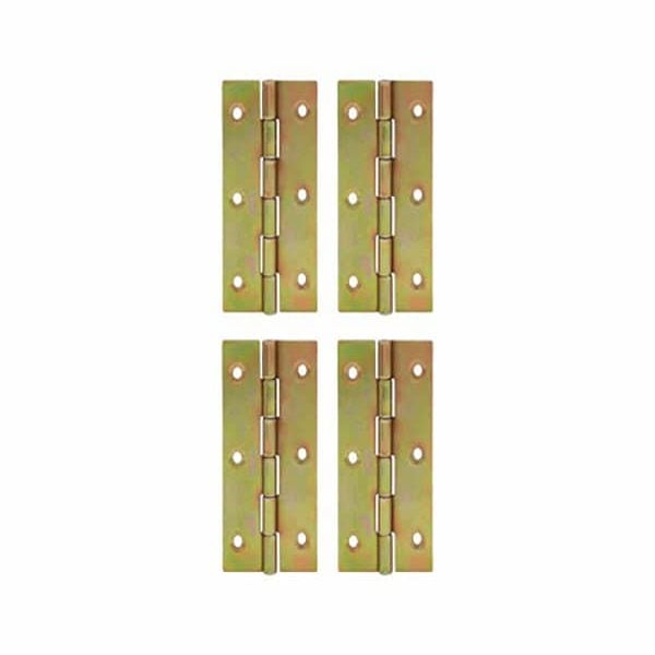 Paumelle Meuble 75 Mm Acier Zingué 4 Pièces