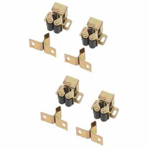 Lot De 4 Loqueteaux De Fermeture Finition Zingué Jaune