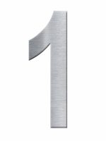 Numéro 1 En Inox 80 Mm