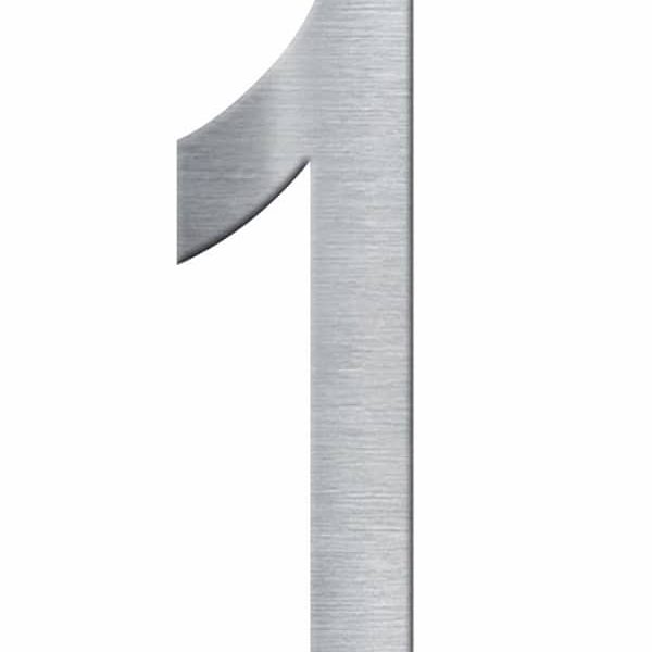 Numéro 1 En Inox 80 Mm