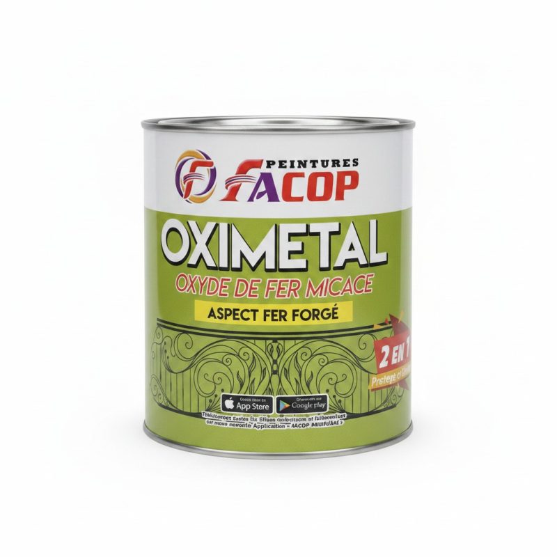 Peinture fer forgé Oximetal Oxyde de Fer Micacé 1,2kg FACOP