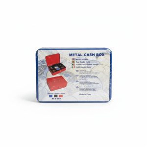 Caisse à monnaie en métal 250x180x90 mm KCB-607