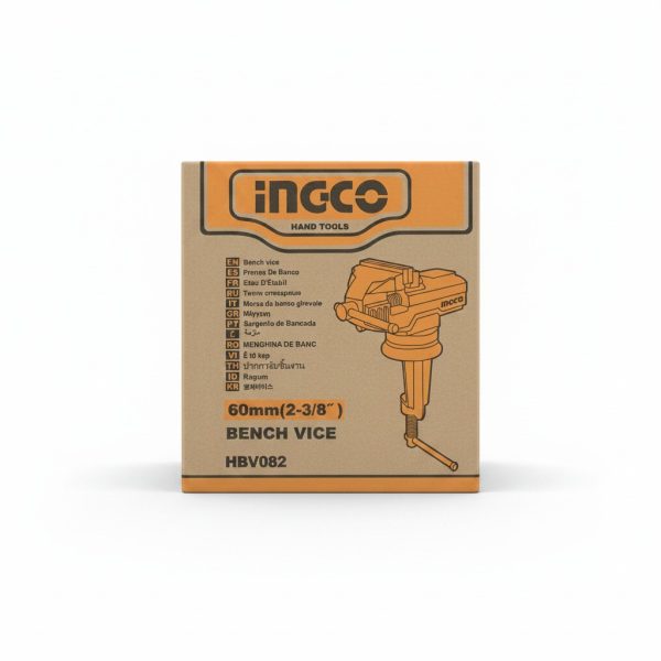 Étau d'établi à base pivotante 60mm INGCO HBV082
