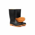 Bottes de travail PVC noires et oranges T43 INGCO