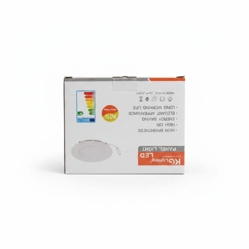 Panel LED Rond Encastrable 6W 6500K 120mm KG Lighting