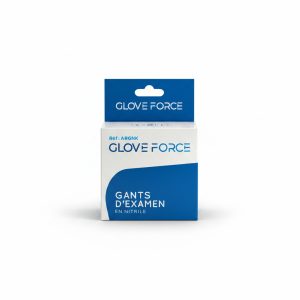 Gants Nitrile Jetables Bleus T.M (Boîte de 10) - GLOVE FORCE