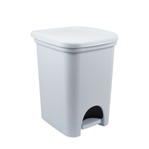Poubelle Colors 18 L blanche 26,60 x 31,80 x 38,20 cm