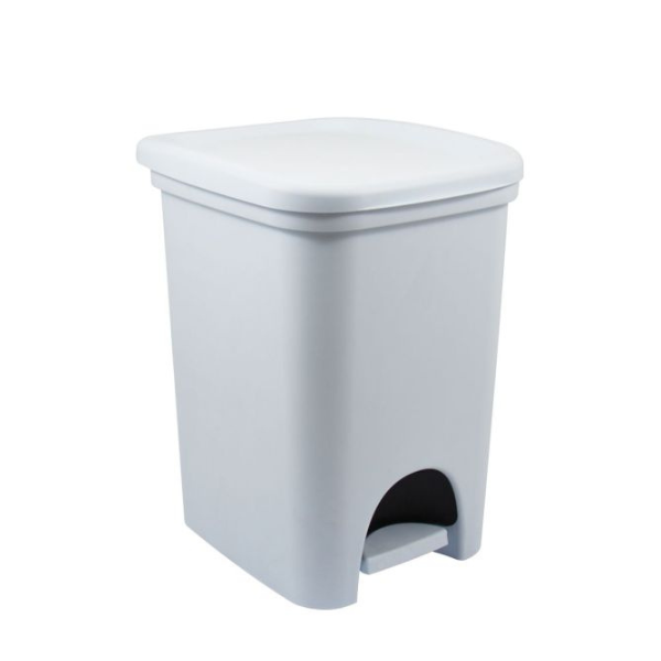 Poubelle Colors 18 L blanche 26,60 x 31,80 x 38,20 cm