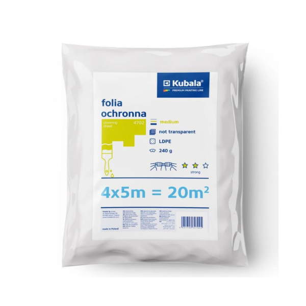 12 Film De Protection 4X5M Feuille Anti-Poussière