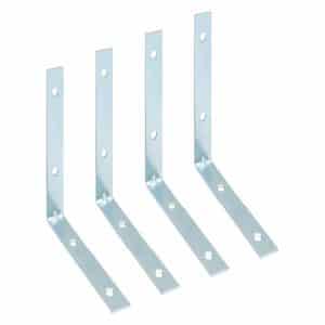 Équerre 508 100X100X15 Mm Acier Zingué 4 Pièces
