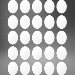 Couverture De Vis 13Mm Blanche 25 Pièces
