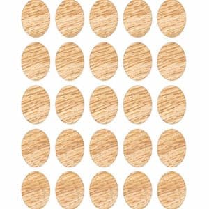 Couverture De Vis 13Mm Chêne 25 Pièces