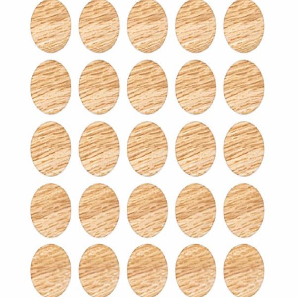 Couverture De Vis 13Mm Chêne 25 Pièces