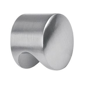 Bouton De Meuble Cylindre Nickel Satiné 19 Mm