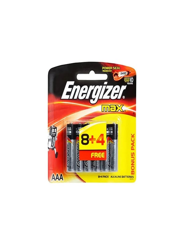 Pile Max Alk 8+4 AAA Energizer