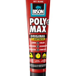 Bison poly max express tube blanc 165g