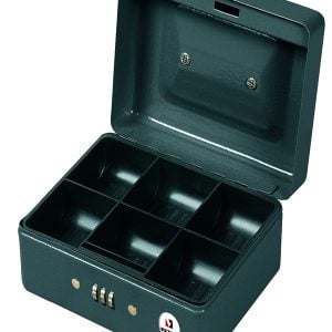 Caisse À Monnaie À Combinaison Noire 90X250 X180 Mm