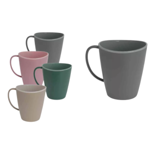 Mug En Plastique Bicolore 350Ml