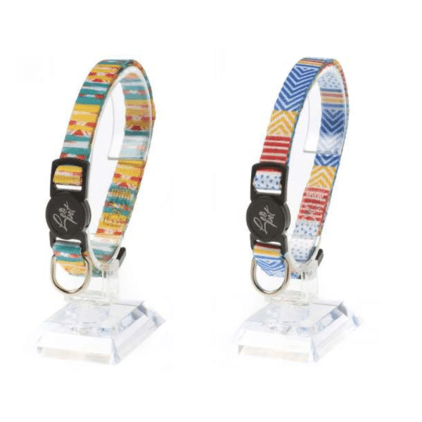 Collier pour chat imprimé tribu couleurs assorties