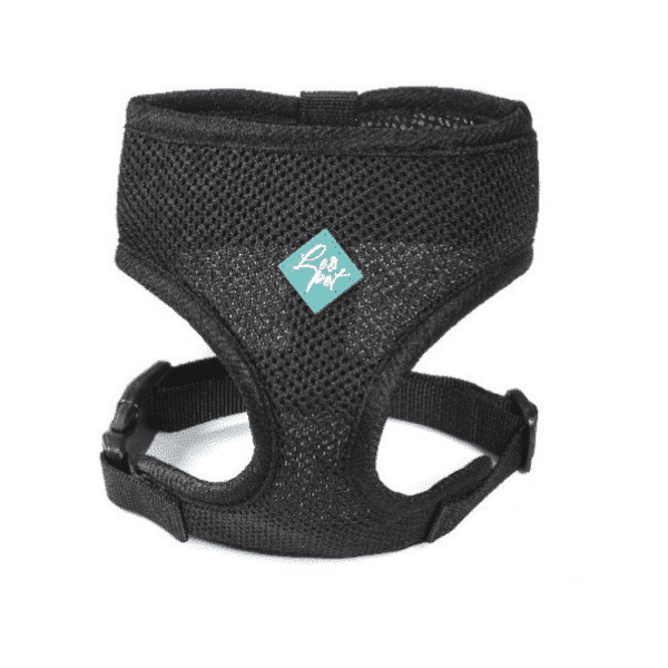 Harnais en maille  taille L noir