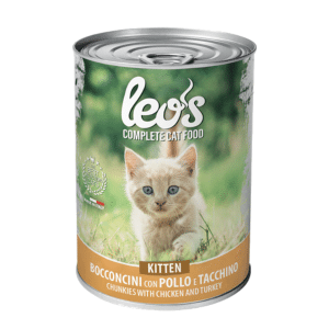 Croquettes Humides Pour Chatons Au Poulet Et À La Dinde 415 G